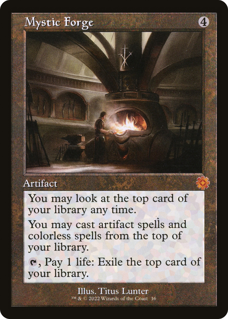 Mystic Forge (BRR-036) - The Brothers' War Retro Artifacts Foil - Game Nerdz