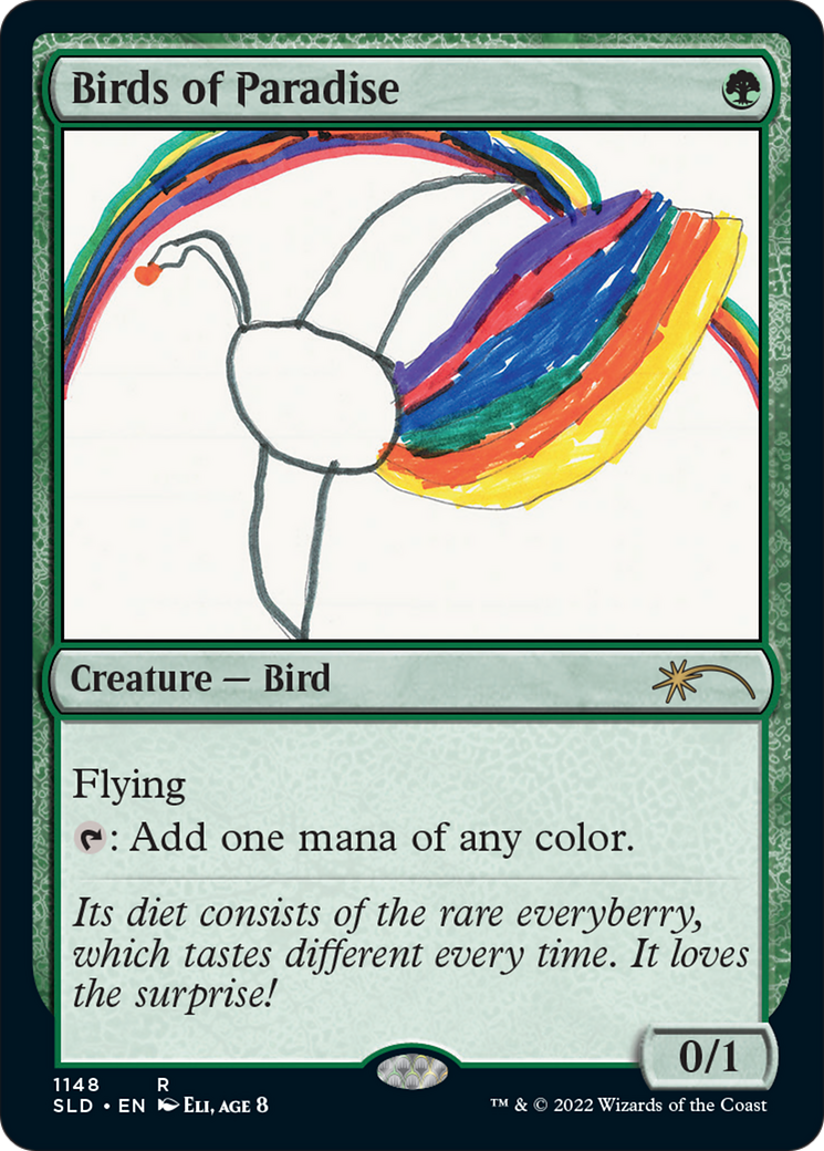 Birds of Paradise (SLD-1148) - Secret Lair Drop Foil - Game Nerdz
