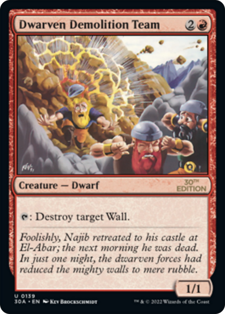 Dwarven Demolition Team (30A-139) - 30th Anniversary Edition - Game Nerdz Dwarven Demolition Team (30A-139) - 30th Anniversary Edition - Game Nerdz
