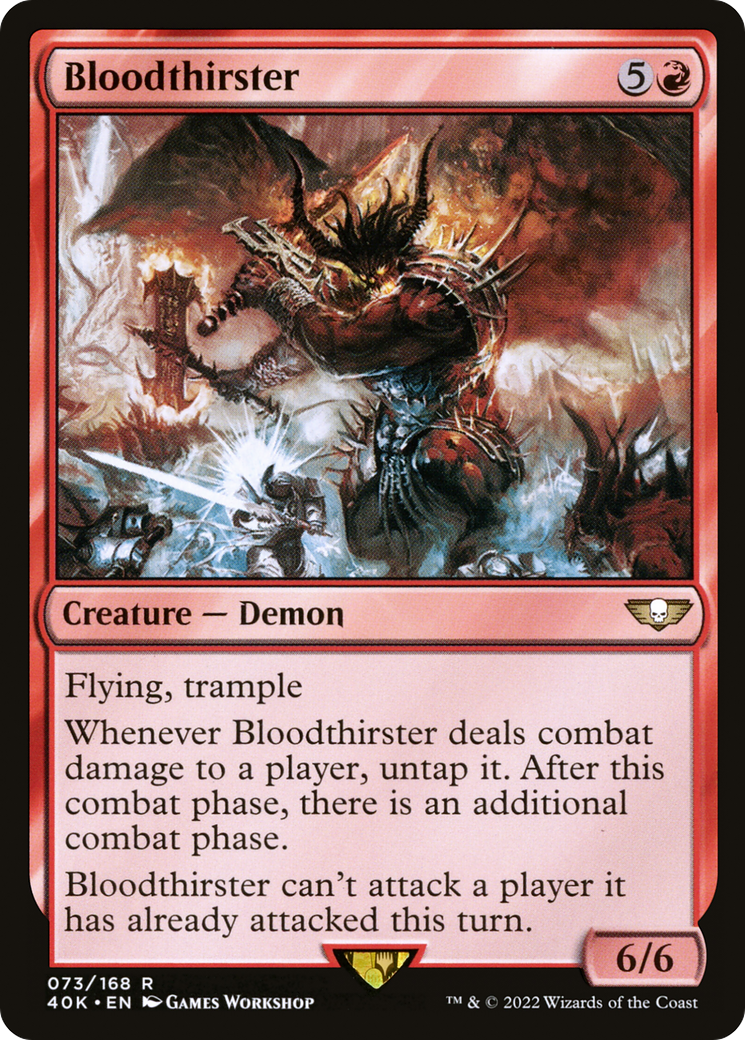 Bloodthirster (40K-073) - Warhammer 40,000 Commander - Game Nerdz