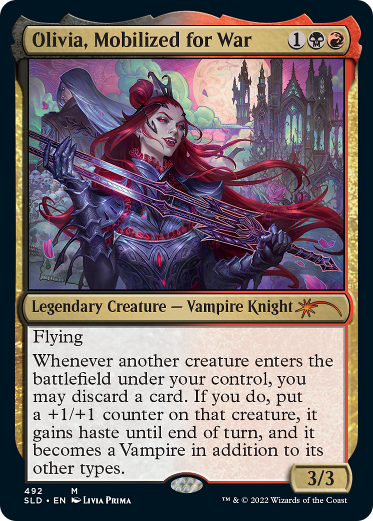 olivia mtg card Olivia, Crimson Bride - Full Art Custom Card