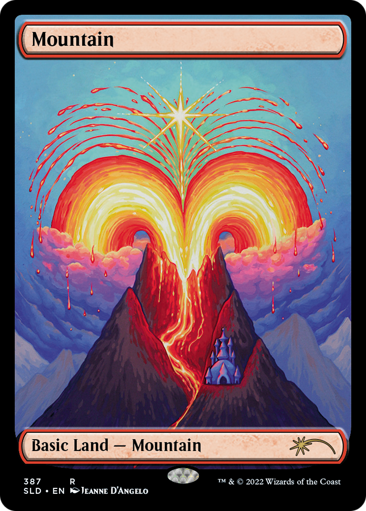 MTG 山 Mountain SLD(0891 sld) 3枚セット Mountain (SLD-387) - Secret Lair Drop - Game Nerdz