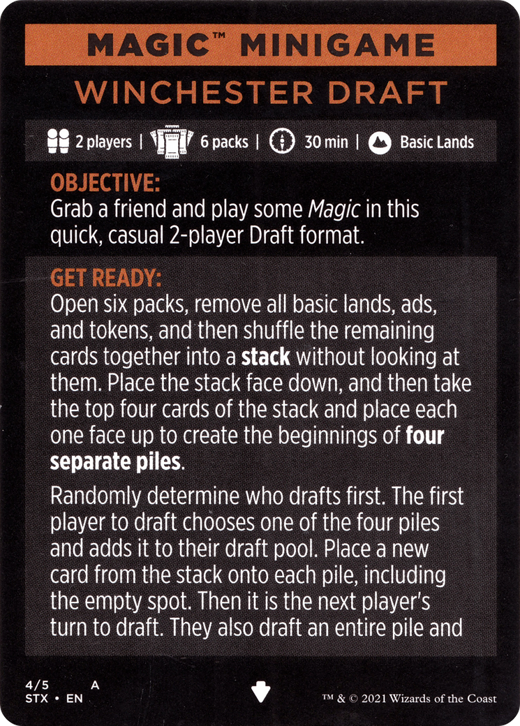 Winchester Draft // Winchester Draft (cont'd) (MSTX-004) - Strixhaven: School of Mages Minigames Foil - Game Nerdz Winchester Draft // Winchester Draft (cont'd) (MSTX-004) - Strixhaven: School of Mages Minigames Foil - Game Nerdz