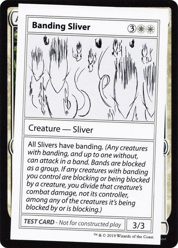 banding playtest card mtg Sliver [Mystery Booster Cards] Whammy Burn Price & Card