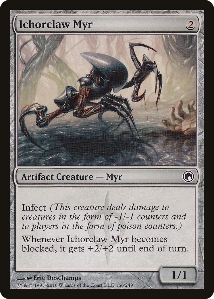 Ichorclaw Myr (SOM-166) - Scars of Mirrodin - Game Nerdz Ichorclaw Myr (SOM-166) - Scars of Mirrodin - Game Nerdz
