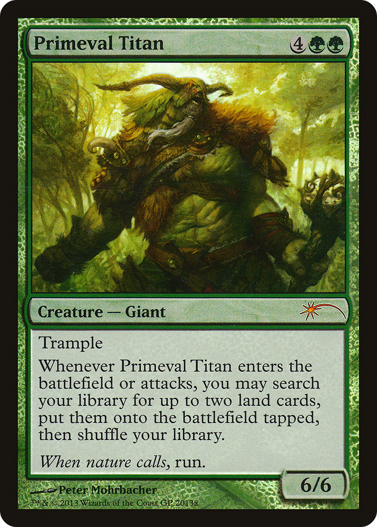 Primeval Titan (GPP-2013A) - Grand Prix Promos Foil - Game Nerdz