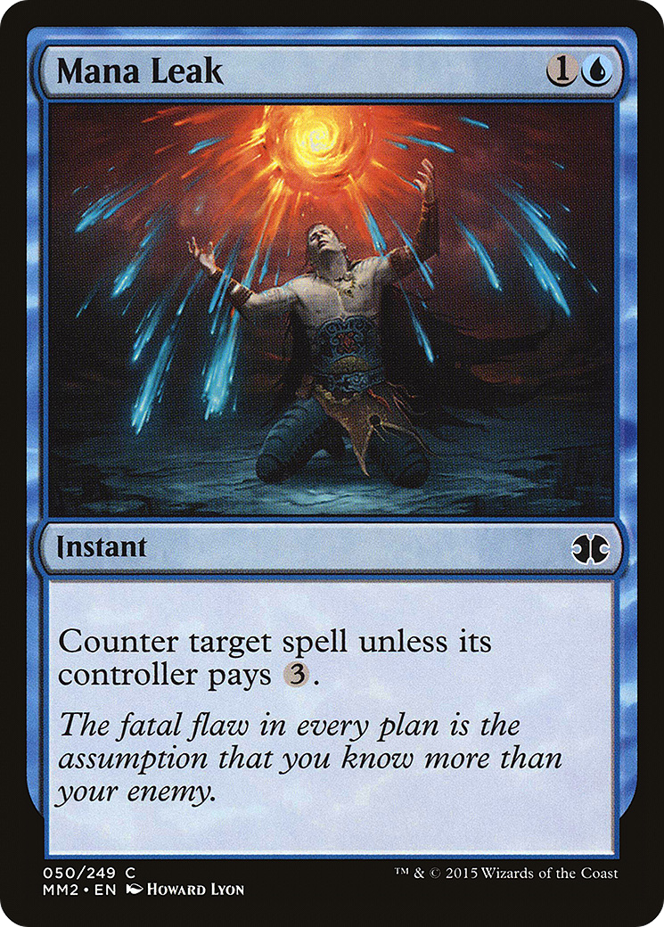 Mana Leak (MM2-050) - Modern Masters 2015 Foil - Game Nerdz