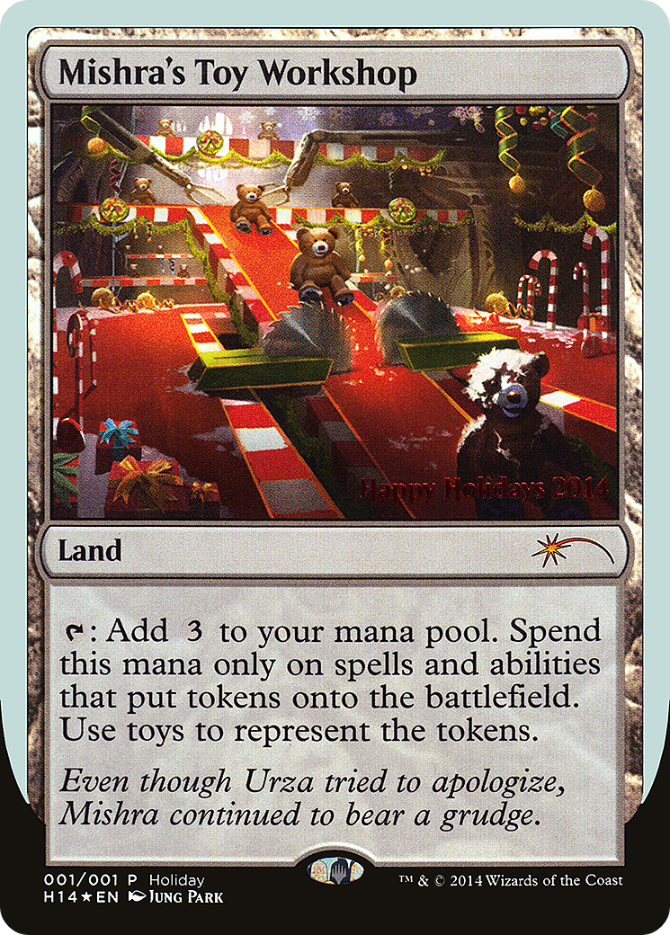 Mishra's Toy Workshop (SPECIAL-014) - Happy Holidays Foil - Game Nerdz