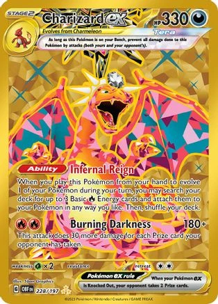 Charizard ex - 228/197 228 - SV03 Obsidian Flames Holofoil - Game