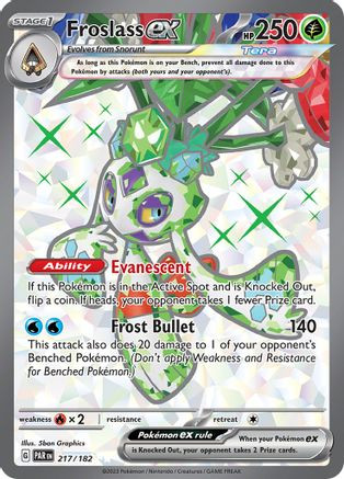 Froslass ex - 217/182 217 - SV04 Paradox Rift Holofoil - Game Nerdz