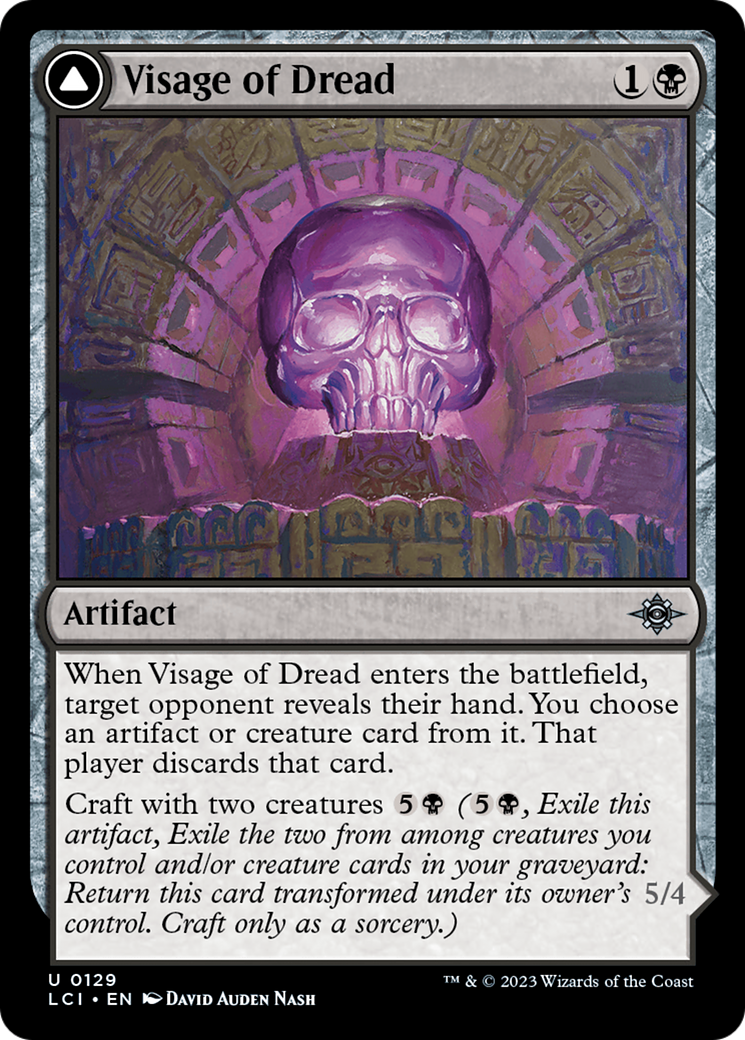 Visage of Dread // Dread Osseosaur (LCI-129) - The Lost Caverns of