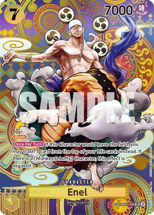 Enel (100) (SP) (OP05-100) Awakening of the New Era Foil - Game Nerdz