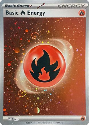 Basic Fire Energy (Cosmos Holo) 2 - SV01 Scarlet Violet Base Set Holofoil - Game Nerdz Basic Fire Energy (Cosmos Holo) 2 - SV01 Scarlet Violet Base Set Holofoil - Game Nerdz