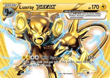 Luxray BREAK 47/122 - BREAKpoint Holofoil - Game Nerdz