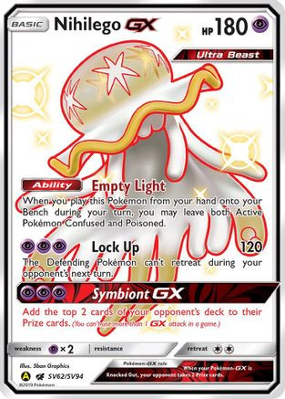 Nihilego-GX SV62/94 - Shiny Vault Holofoil - Game Nerdz Nihilego-GX SV62/94 - Shiny Vault Holofoil - Game Nerdz