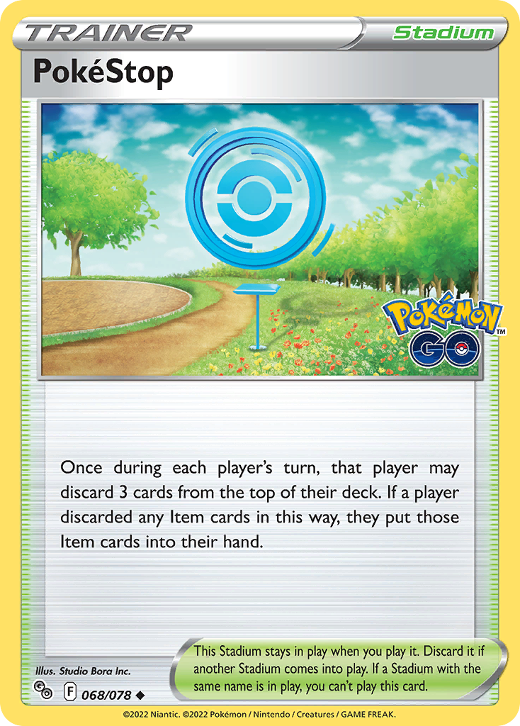 Trading Card Game Pokemon GO Uncommon Poke Stop #68