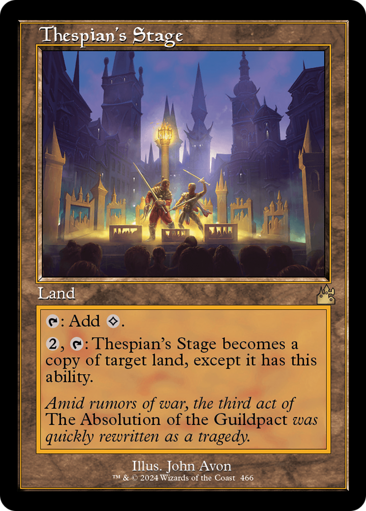 Thespian's Stage (RVR-466) - Ravnica Remastered - Game Nerdz