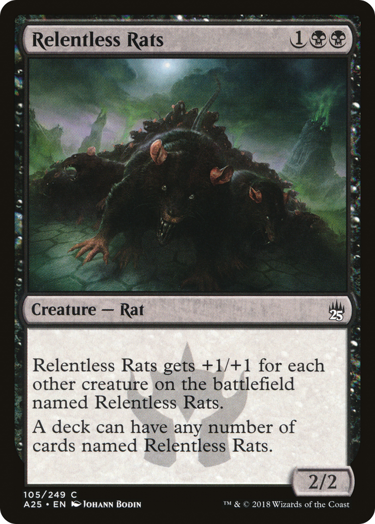 Relentless Rats (A25-105) - Masters 25 Foil - Game Nerdz