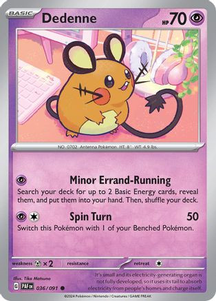 Dedenne 36 - SV Paldean Fates - Game Nerdz