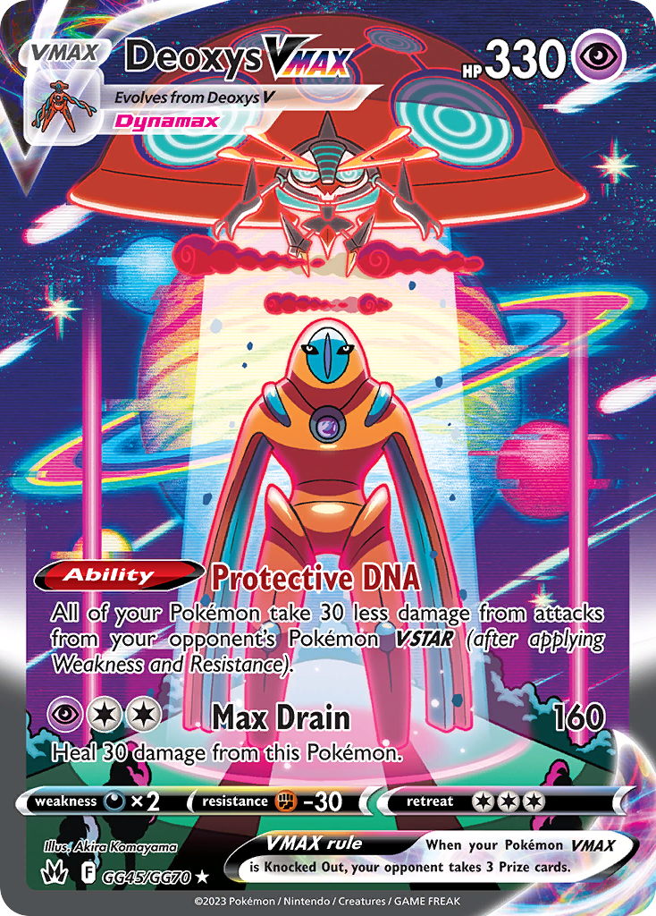 Deoxys VMAX GG45/70 - Crown Zenith Galarian Gallery Holofoil (DMG