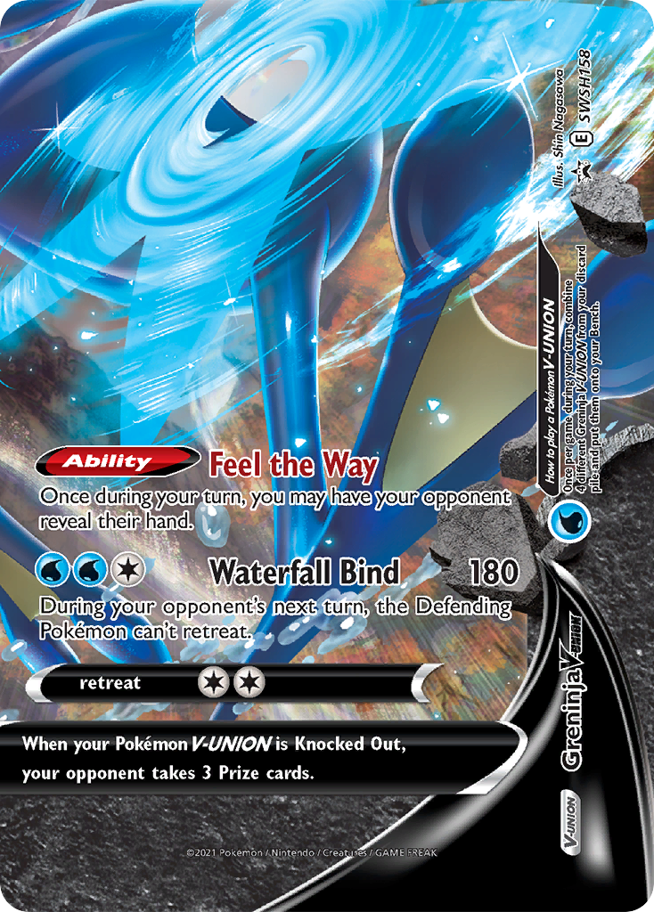 Greninja V-UNION SWSH158/298 - SWSH Black Star Promos Holofoil (LP) - Game  Nerdz