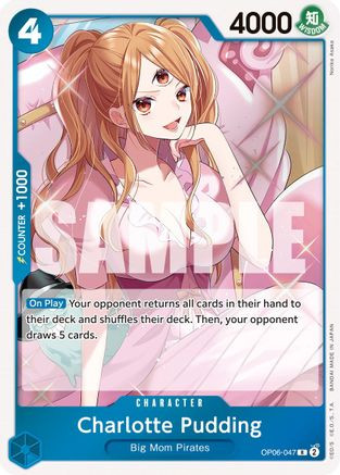 One Piece TCG: Charlotte Pudding OP06-047 Rare Card (x4) - Wings Of The  Captain Set One Piece Card Game