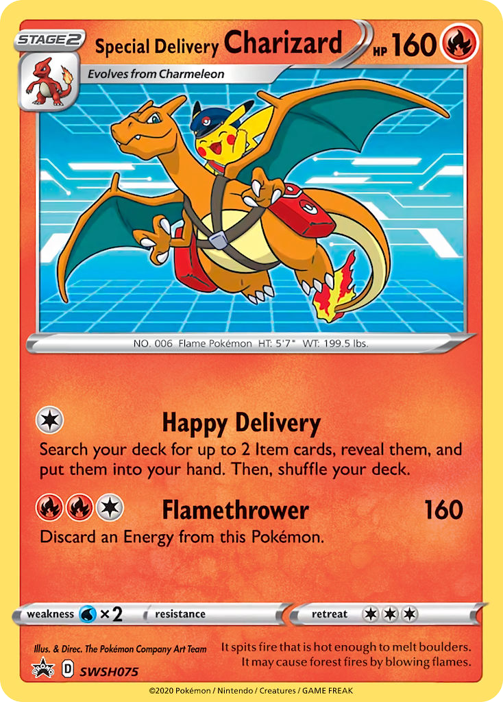 Special Delivery Charizard SWSH075/298 - SWSH Black Star Promos