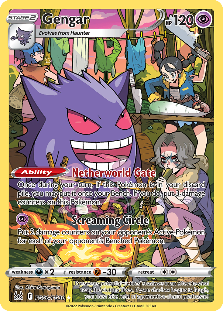 Gengar TG06/30 - Lost Origin Trainer Gallery Holofoil (LP) - Game