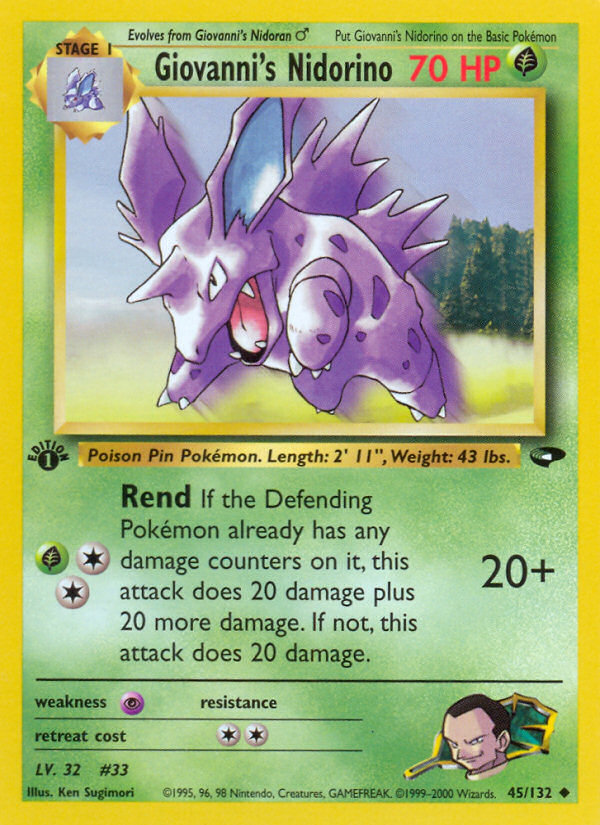 nidorino pokemon card price Nidoking 034/165 - Holo Rare - Pokemon 151 - Evolution 3 - Nidoran (m) - Single Card Colorless Fury Attack (30) Flip 3 coins Nidorino Card Prices & Value