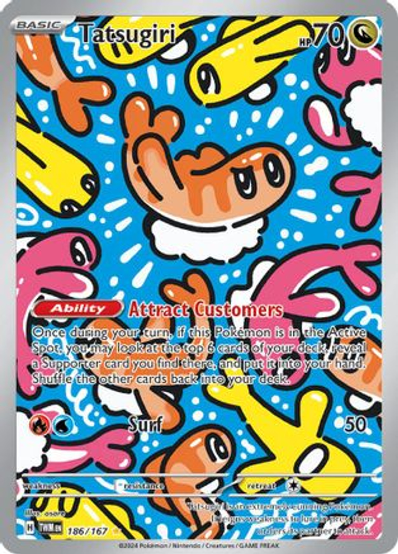 Tatsugiri 186 - SV06 Twilight Masquerade Holofoil - Game Nerdz