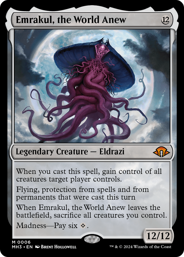 再誕世界、エムラクール/Emrakul, the World Anew　ポスター Emrakul, the World Anew (MH3-006) - Modern Horizons 3 - Game Nerdz