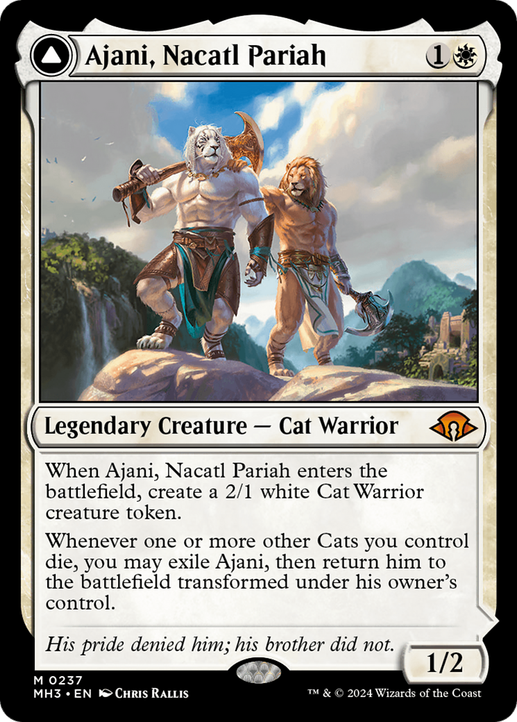 Ajani, Nacatl Pariah // Ajani, Nacatl Avenger (MH3-237) - Modern