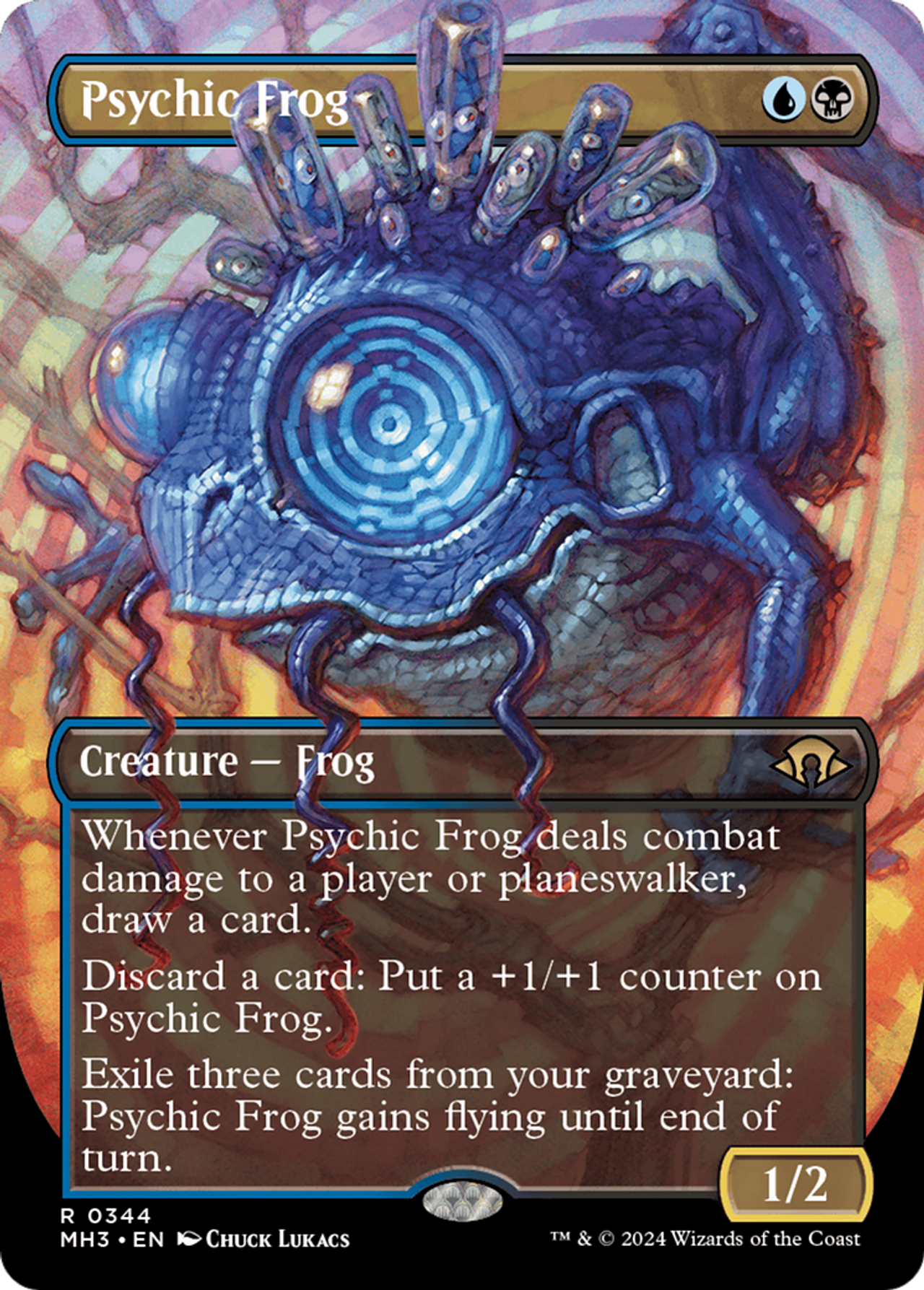 Psychic Frog (MH3-344) - Modern Horizons 3 (Borderless