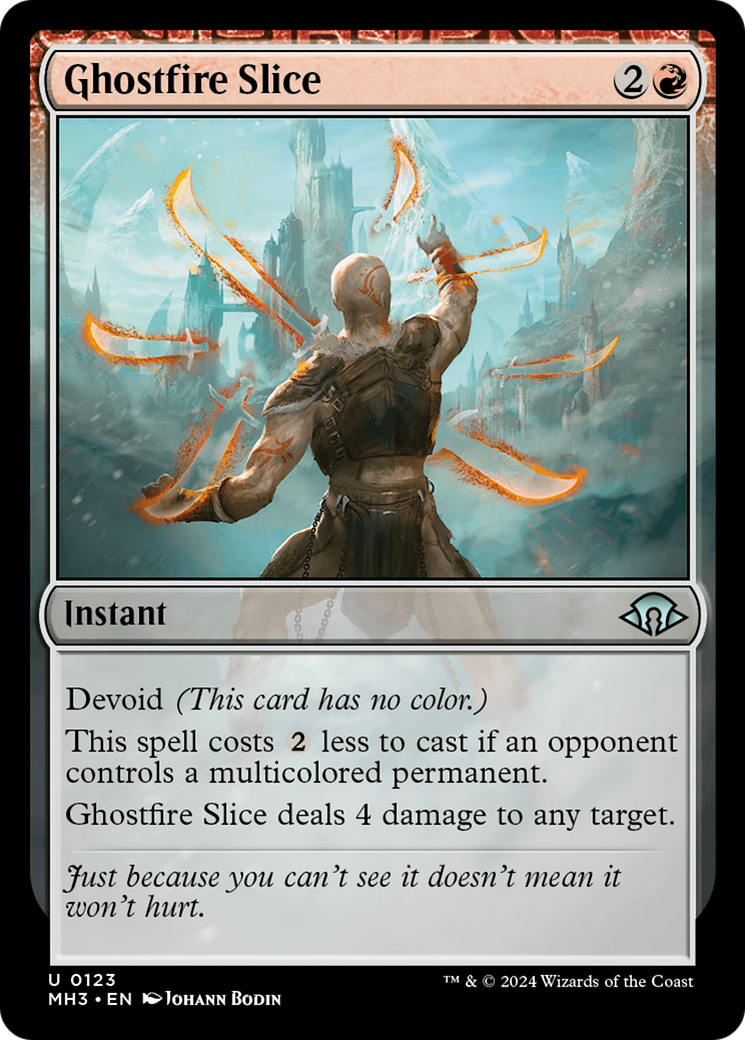 Ghostfire Slice (MH3-123) - Modern Horizons 3: (devoid) - Game Nerdz