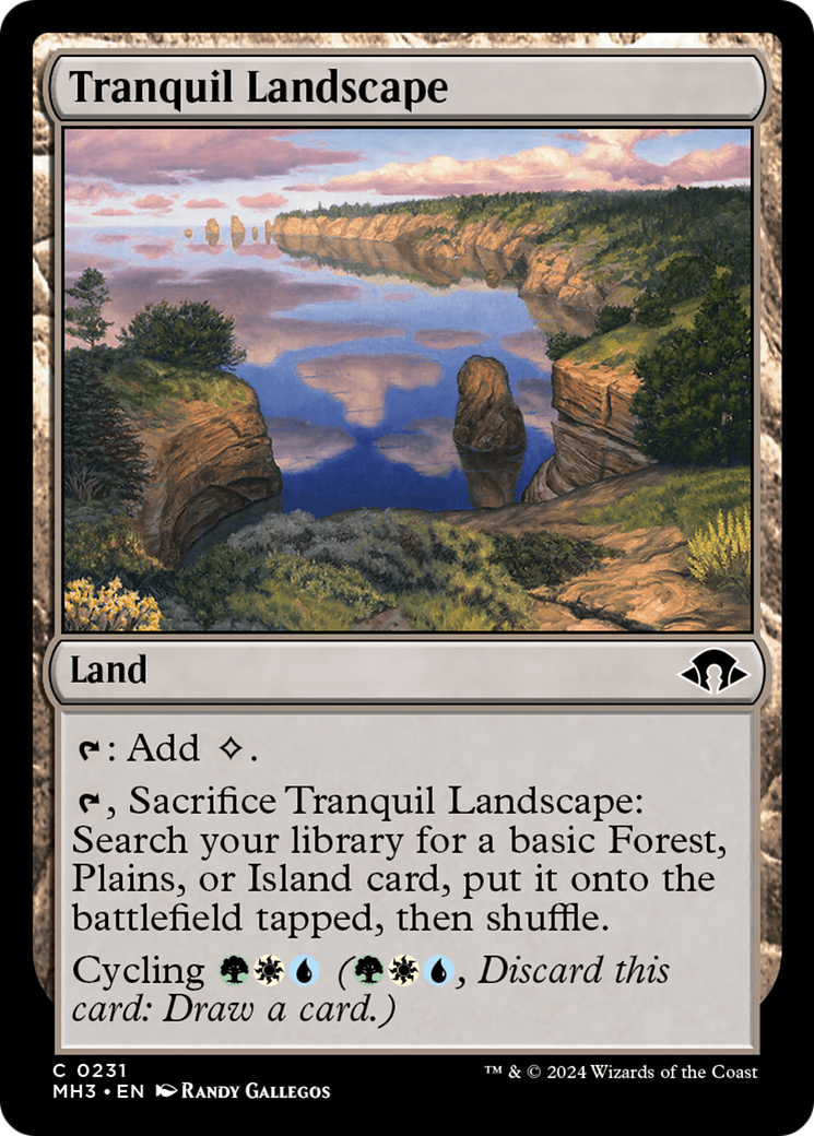 Tranquil Landscape (MH3-231) - Modern Horizons 3 Foil - Game Nerdz