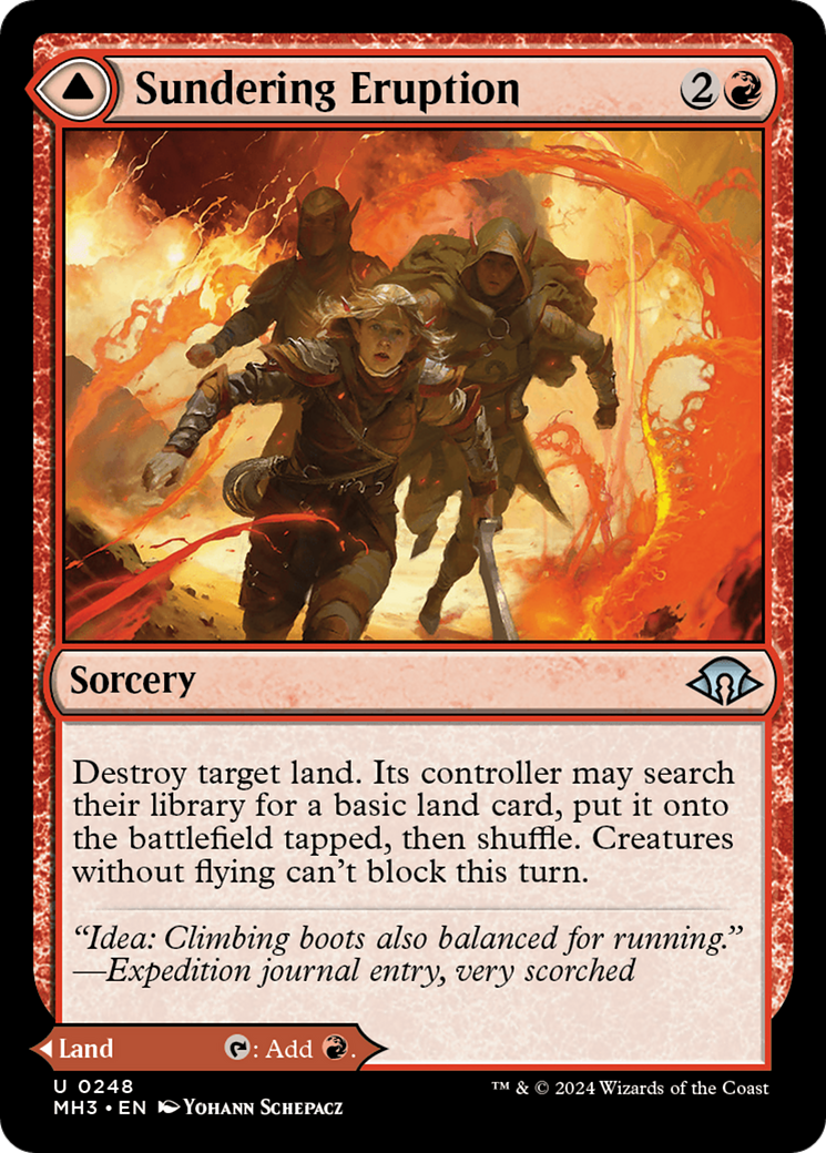 【BGS9】 MTG Volcanic  3ED Revised Magic the Gathering 3rd Ed Revised Volcanic Island DAMAGED DMG
