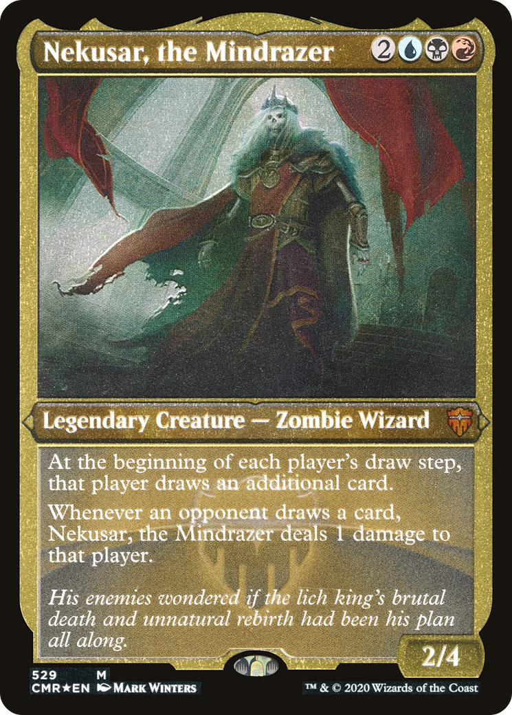 Nekusar, the Mindrazer (CMR-529) - Commander Legends Etched Foil - Game  Nerdz