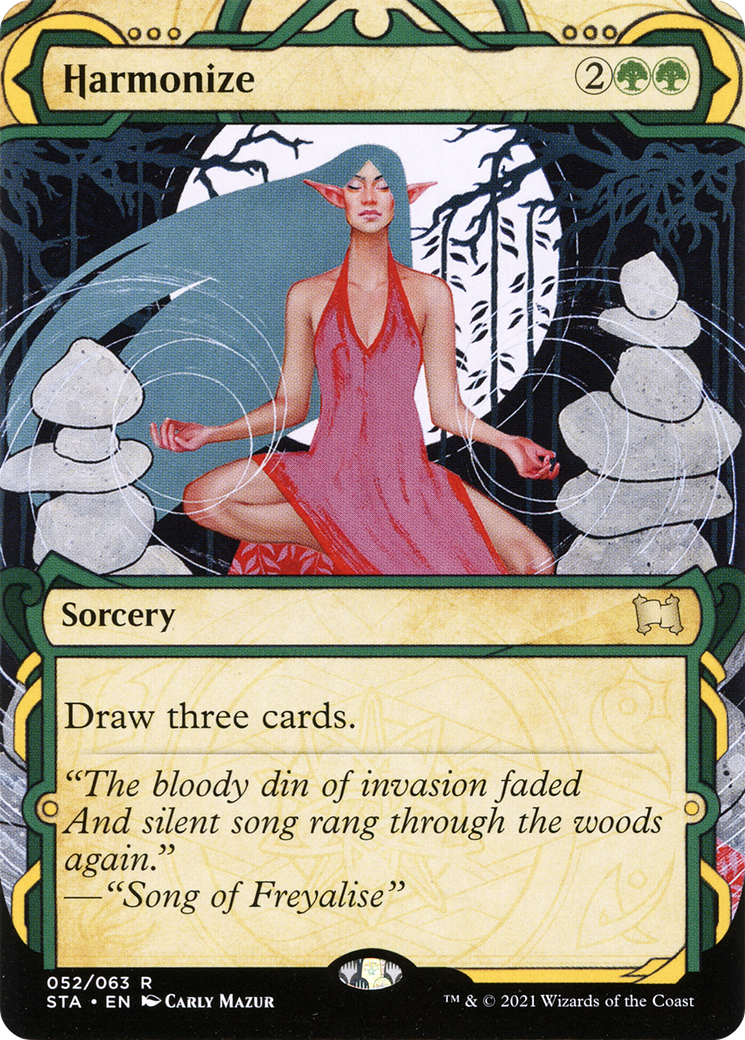 harmonize cards mtg Magic The Gathering - Strixhaven - Mystical Archive - Child of Bast Harmonize