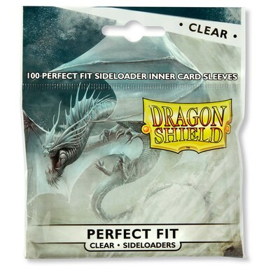 Dragon Shield Perfect Fit Sideloader Inner Card Sleeves - Clear (100ct) Dragon Shield Perfect Fit Sideloader Inner Card Sleeves - Clear (100ct)
