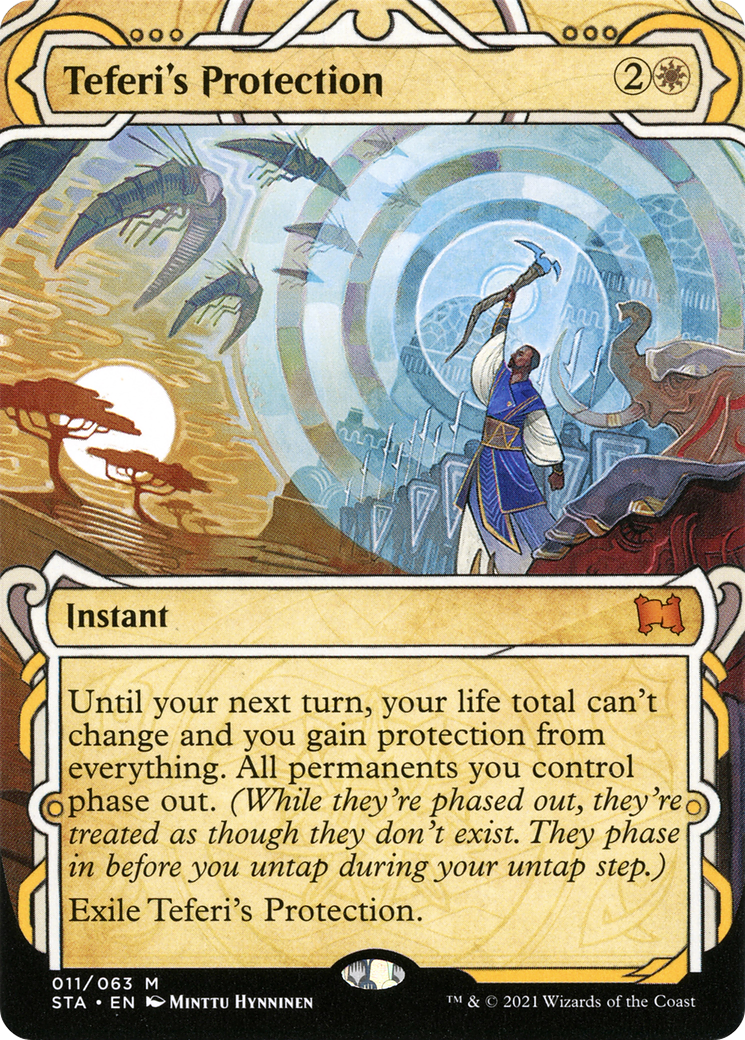 protection cards mtg Teferi's Magic the Gathering Proxy your life total cant change and you gain protection from everything How To Choose a Protection