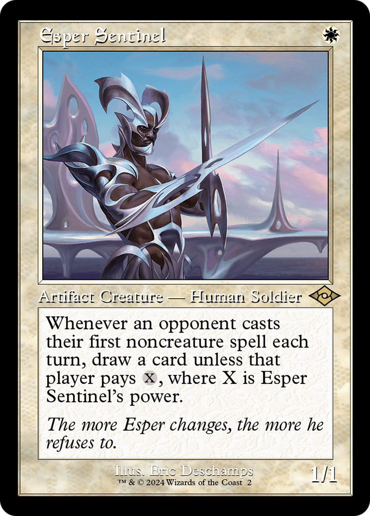 エスパーの歩哨 Esper Sentinel 英語 foil Esper Sentinel (MH2-002) - Modern Horizons 2 Timeshifts Foil