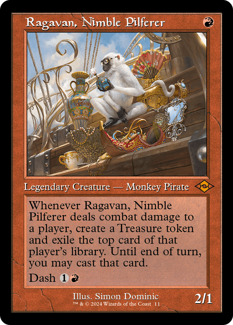 ragavan final fantasy mtg Elite MTG Monkey Reprint Appears in Final Fantasy Bonus Sheet