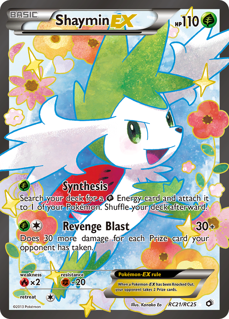 Shaymin-EX RC21/113 - Legendary Treasures Holofoil (LP) - Game Nerdz