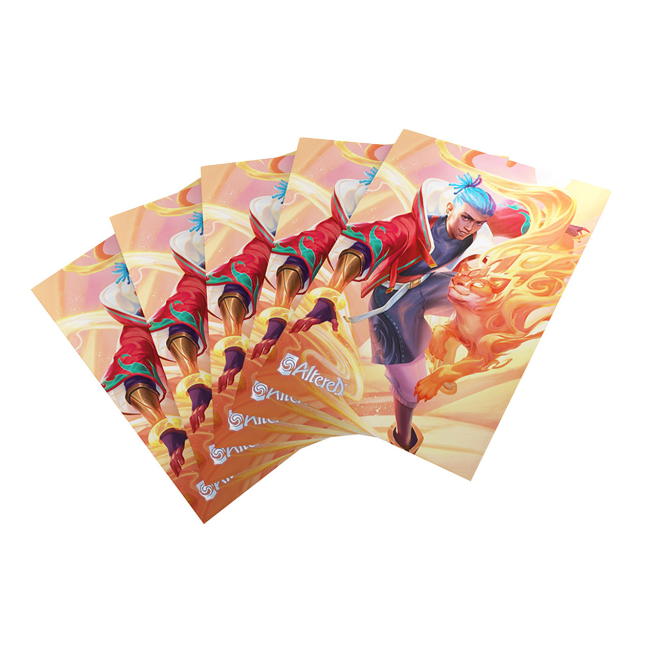 Altered: Mana Orb Art Sleeves, 50-Pack - Officially Licensed TCG Card Protectors, Vibrant Designs