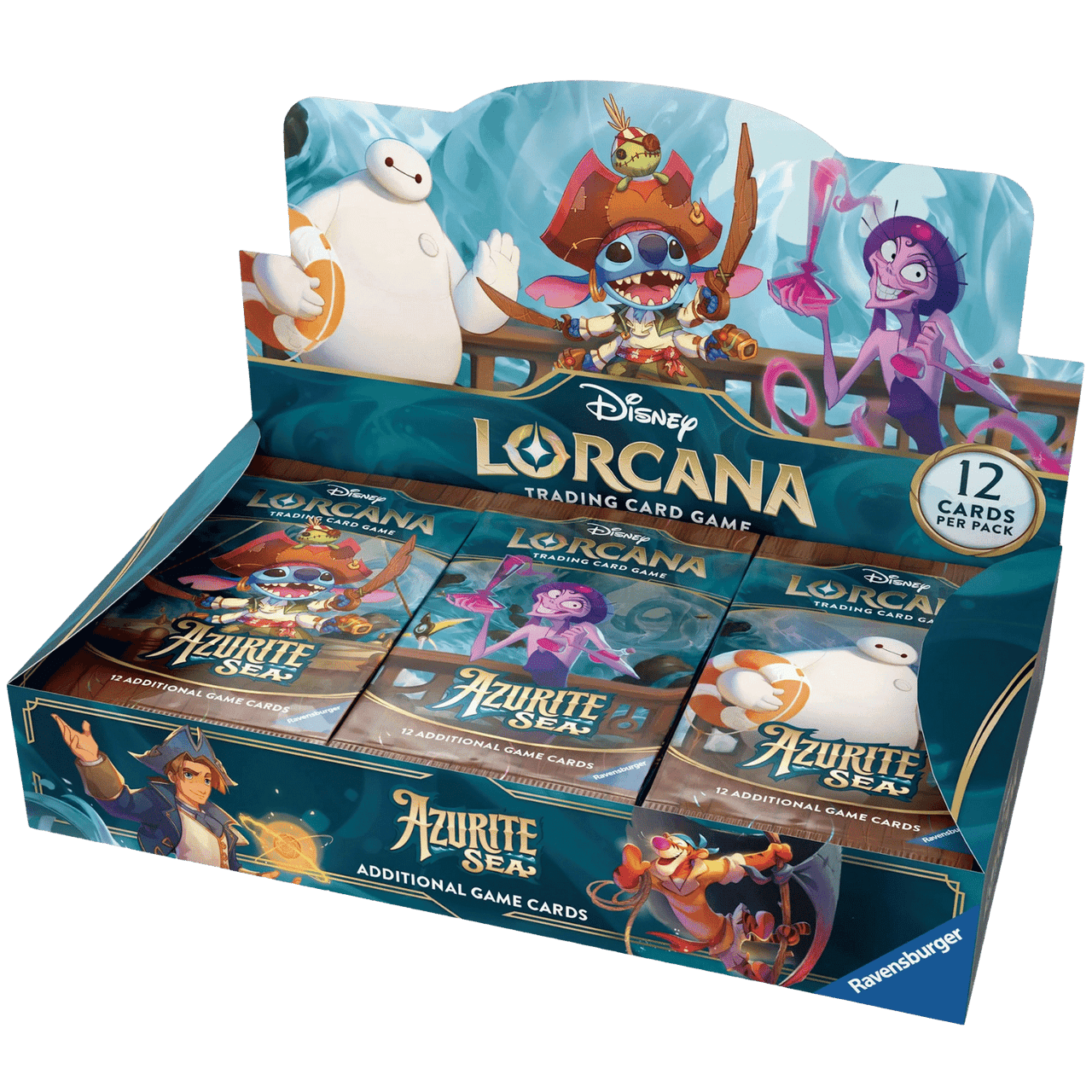 Disney Lorcana TCG: Azurite Sea - Booster Box (24) - Game Nerdz