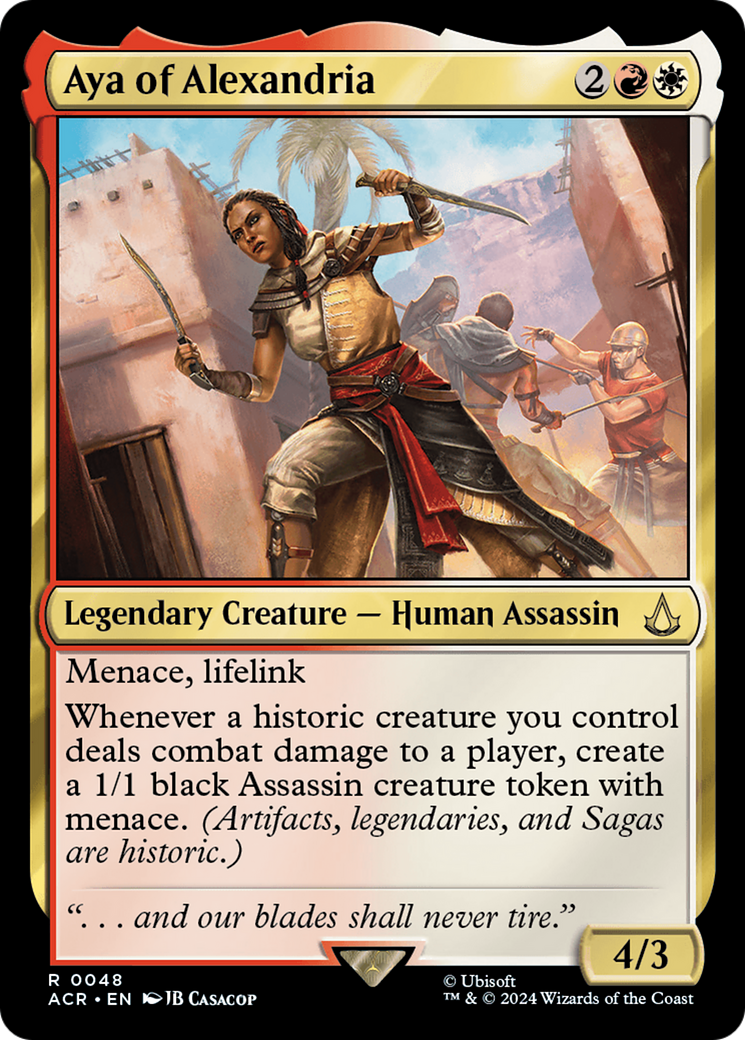 Aya of Alexandria (ACR-048) - Assassin's Creed Foil - Game Nerdz