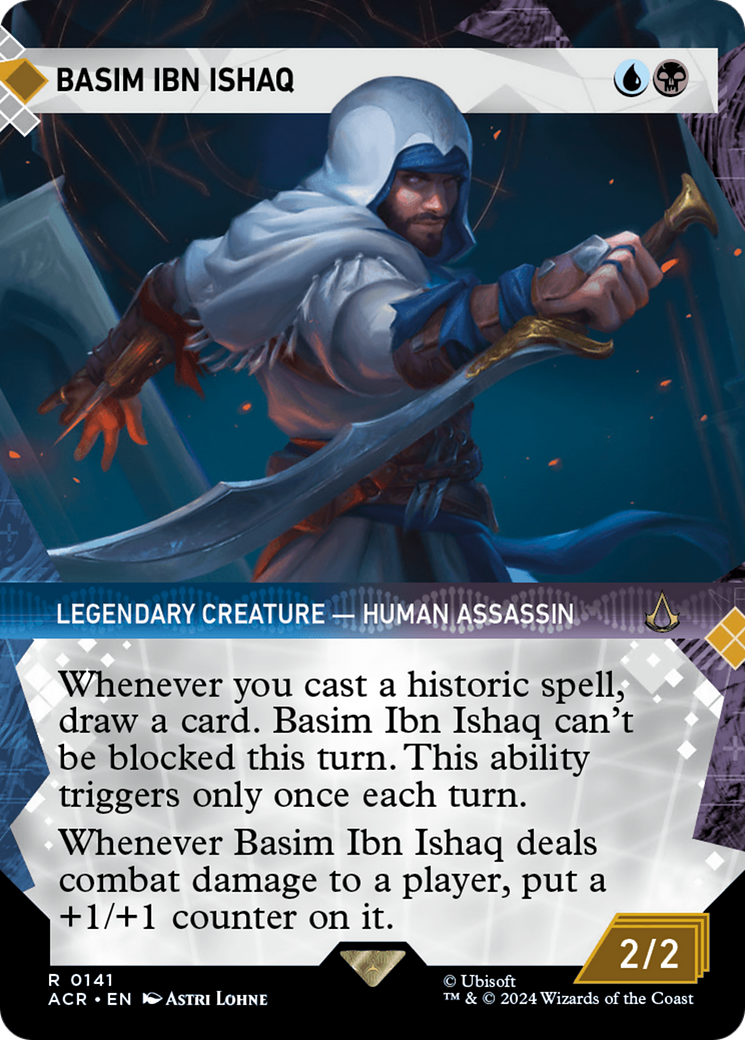 m11004 ACR 141 foil  バシム・イブン・イスハーク Basim Ibn Ishaq (ACR-141) - Assassin's Creed: (Showcase