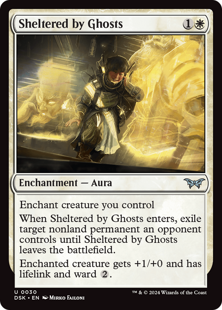 Sheltered by Ghosts (DSK-030) - Duskmourn: House of Horror - Game Nerdz