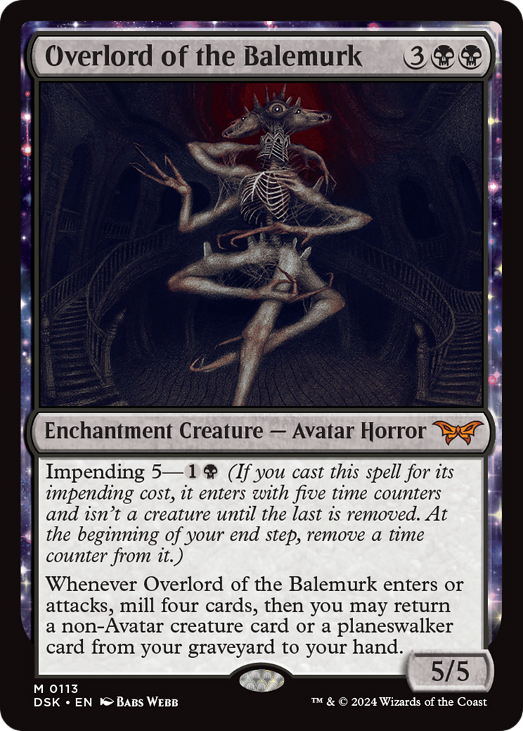 Overlord of the Balemurk (DSK-113) - Duskmourn: House of Horror