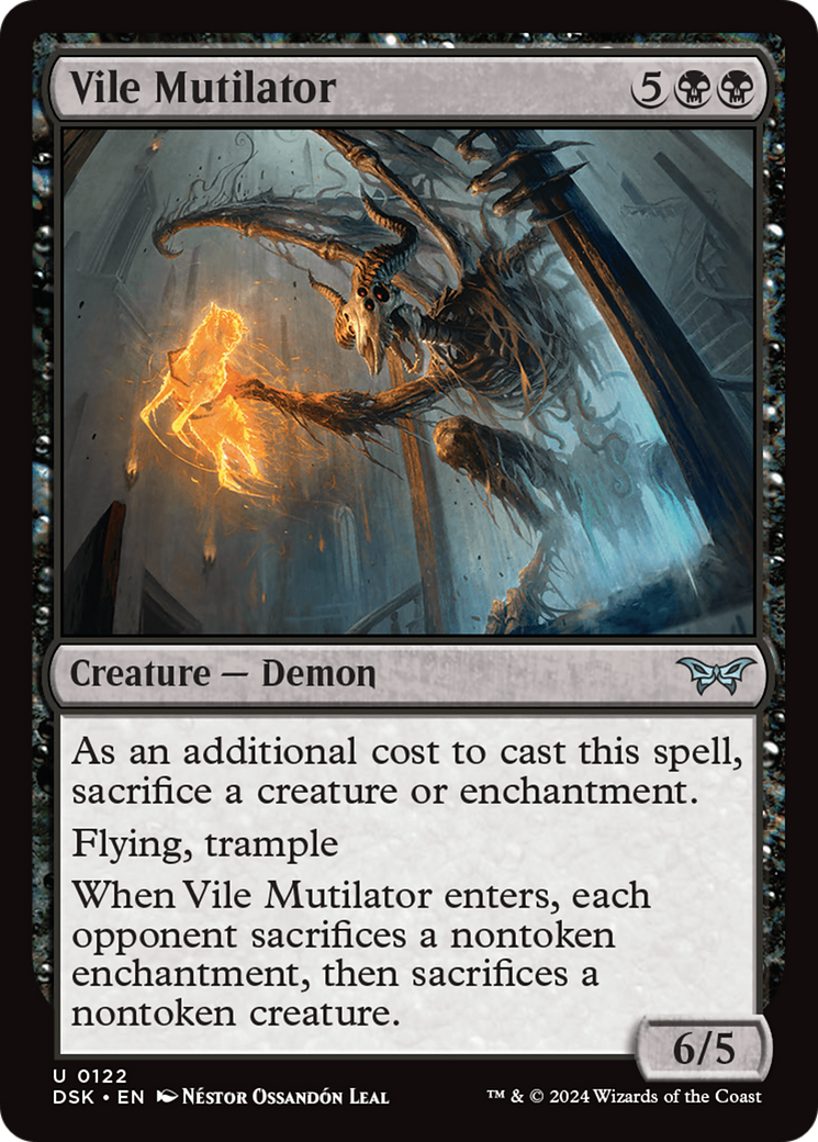 Vile Mutilator (DSK-122) - Duskmourn: House of Horror - Game Nerdz